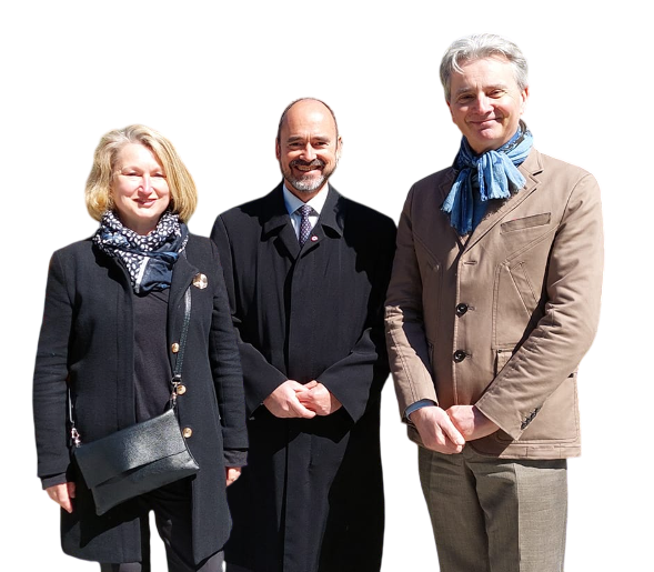 Photo de Stéphan Maigné, Camille Raffin-Weinlein et Philippe Loiseau